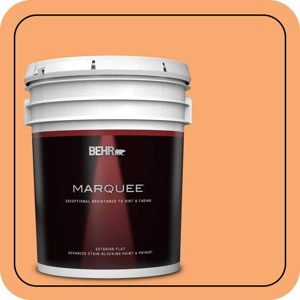 BEHR MARQUEE 5 gal. #P230-5 Florida Sunrise Flat Exterior Paint & Primer (1)