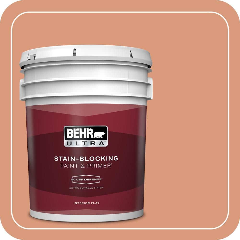 BEHR ULTRA 5 gal. #MQ1-27 Dazzle and Delight Extra Durable Flat Interior Paint & Primer