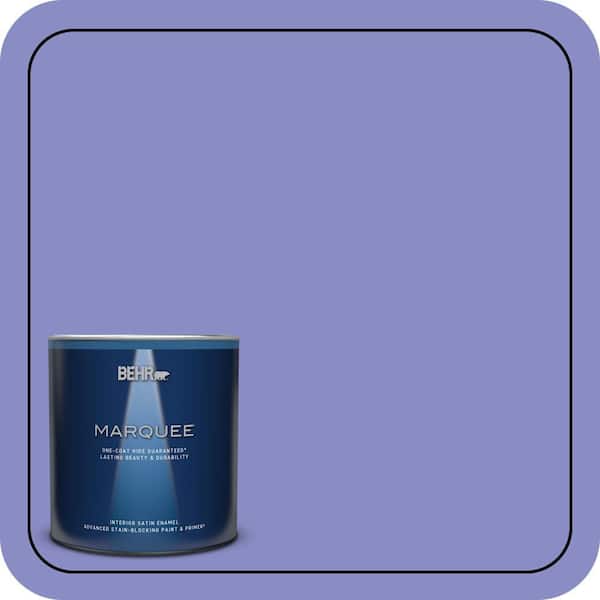 BEHR MARQUEE 1 qt. #P550-5 Carriage Ride Satin Enamel Interior Paint & Primer (2)