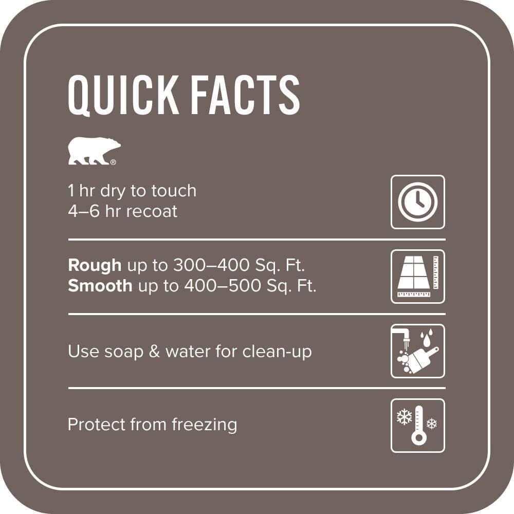 BEHR PREMIUM #N140-6 Self-Priming 1-Part Epoxy Satin Interior/Exterior Concrete and Garage Floor Paint (4)