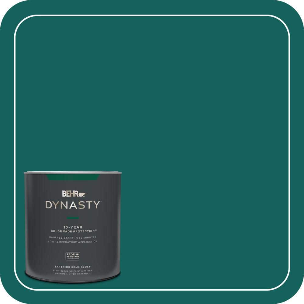 BEHR DYNASTY 1 qt. #S-H-490 Billiard Table Semi-Gloss Exterior Stain-Blocking Paint & Primer
