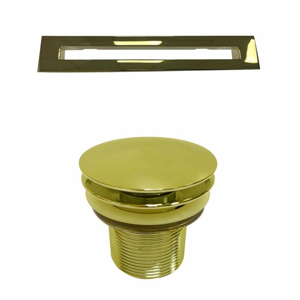 Barclay Products Patrick 67 in. Acrylic Flatbottom Non-Whirlpool Bathtub White with Integral Drain Polished Brass (4)