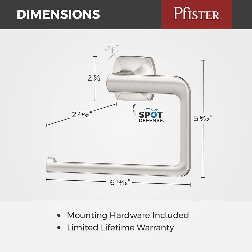 Pfister Vaneri Wall Mounted Towel Ring Spot Defense (3)