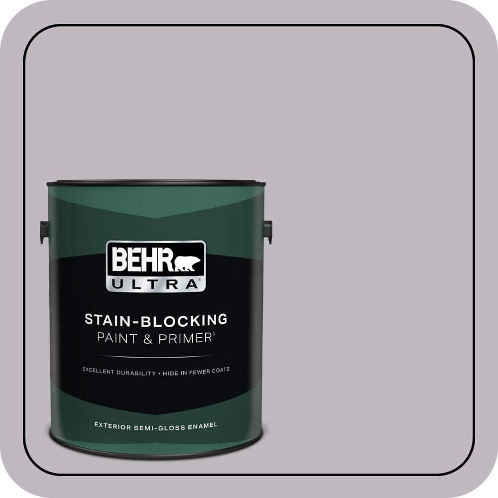 BEHR ULTRA 1 gal. #N570-2 Standing Ovation Semi-Gloss Enamel Exterior Paint & Primer