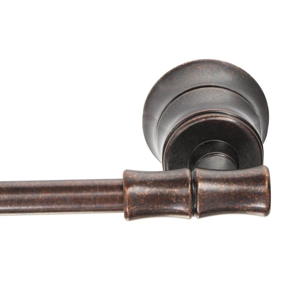 Pegasus Bamboo 24 in. Towel Bar in Heritage Bronze (2)