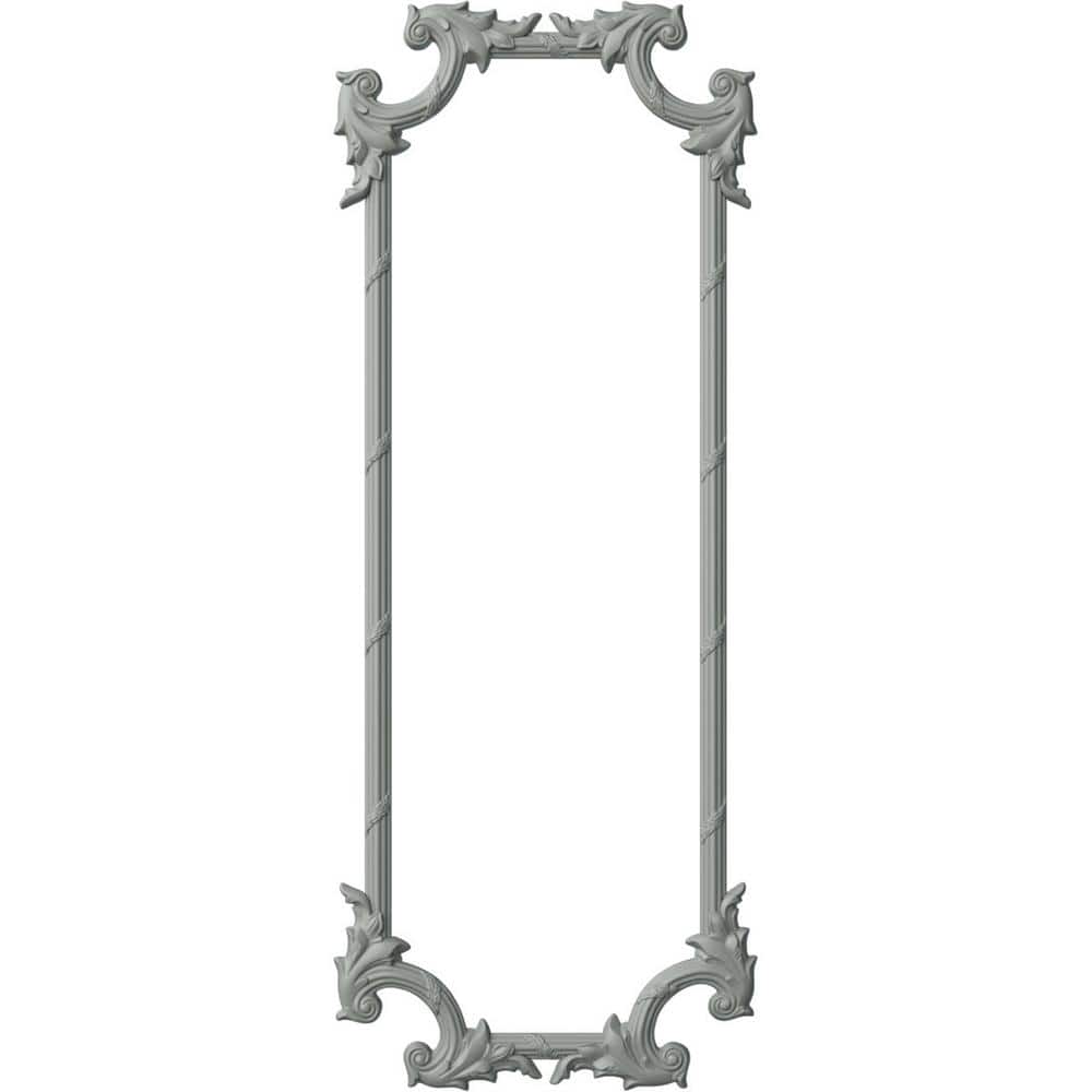 Ekena Millwork 14 Sq. Ft. Unfinished Polyurethane Tirana Panel Moulding Kit (Single Panel) (1)