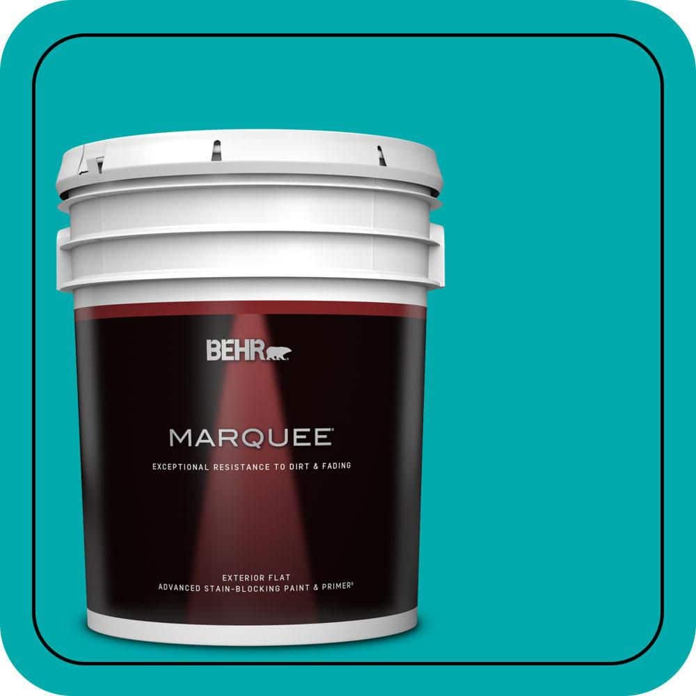 BEHR MARQUEE 5 gal. #P460-5 Fiji Flat Exterior Paint & Primer