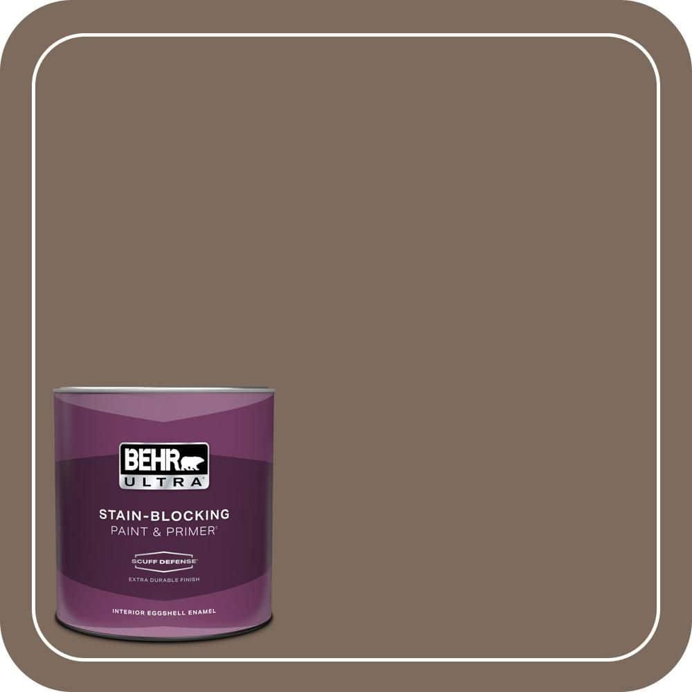 BEHR ULTRA 1 qt. #QE-23 Chalet Extra Durable Eggshell Enamel Interior Paint & Primer