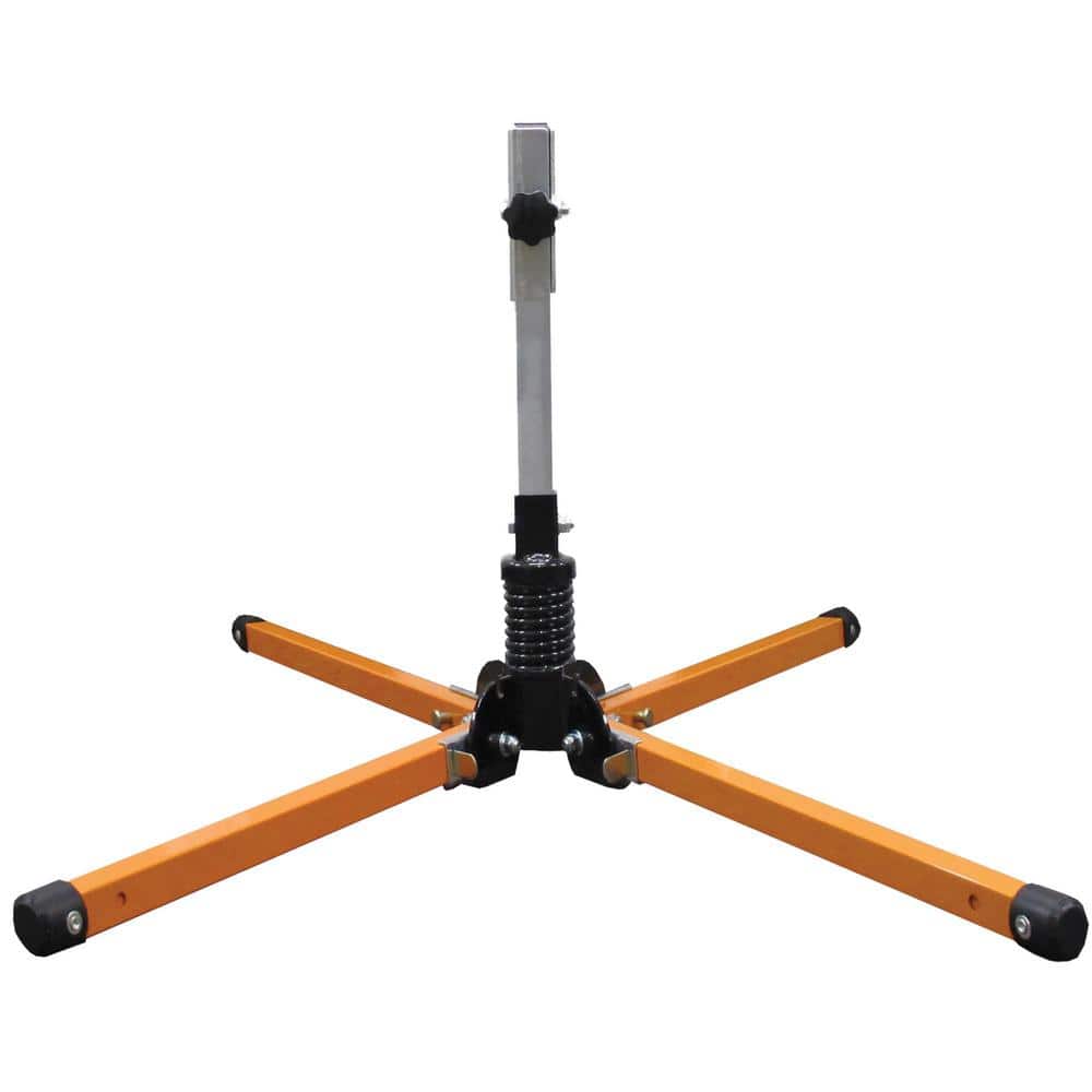 PLASTICADE Compact Single Spring Sign Stand for Work Zone Roll-Up Signs