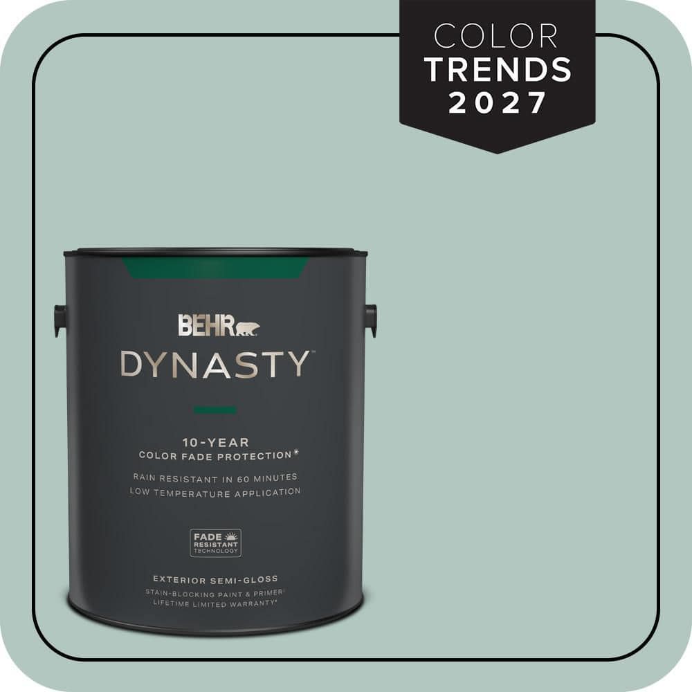 BEHR DYNASTY 1 gal. #S430-2 Fresh Tone Semi-Gloss Exterior Stain-Blocking Paint & Primer