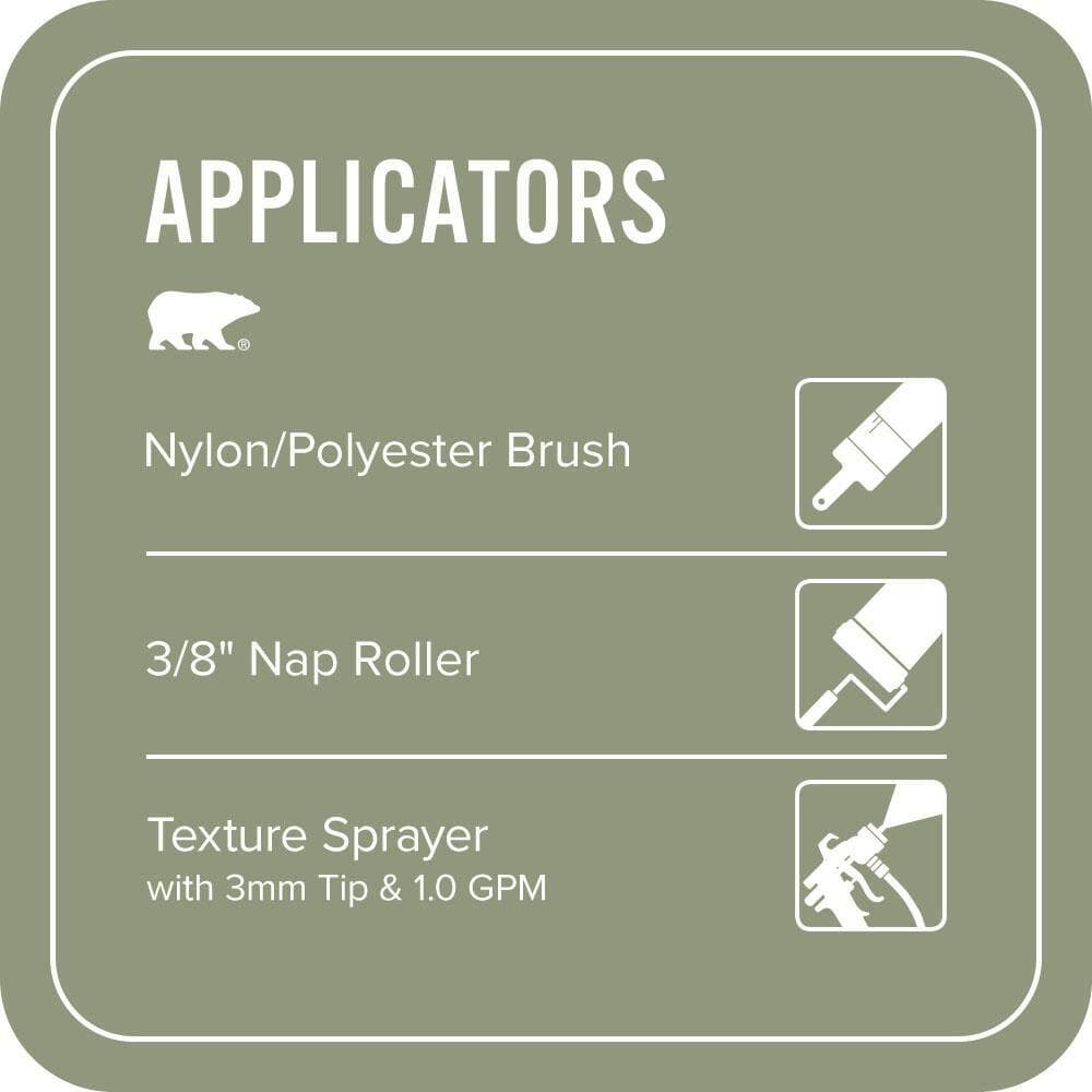 BEHR PREMIUM #ECC-63-1 Textured Low-Lustre Enamel Interior/Exterior Porch and Patio Anti-Slip Floor Paint (4)