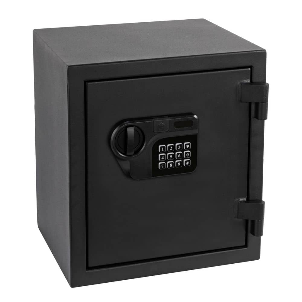 American Furniture Classics Personal Series. 9 cu. ft. 2 MM Steel Fire-Resistant Personal Document and Firearm Safe with Electronic Lock, Black (1)