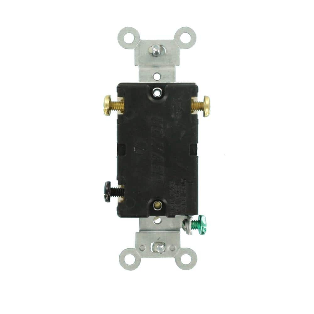 Leviton 15 Amp Commercial Grade 3-Way Lighted Handle Toggle Switch, Ivory 5503-LHI (3)
