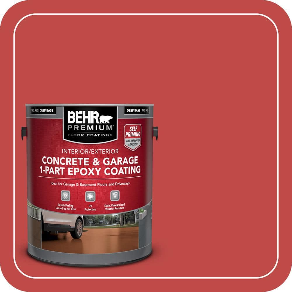 BEHR PREMIUM #P160-6 Self-Priming 1-Part Epoxy Satin Interior/Exterior Concrete and Garage Floor Paint (1)