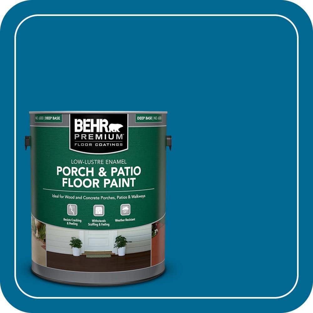 BEHR PREMIUM #OSHA-1 Low-Lustre Enamel Interior/Exterior Porch and Patio Floor Paint (1)