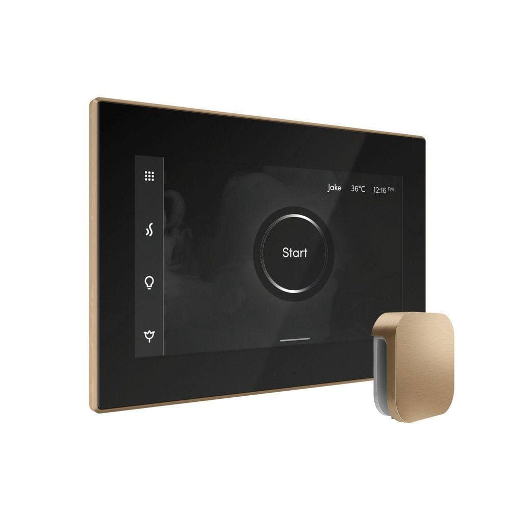 Mr. Steam Bliss Steam Shower Control Package with iSteamX Control and Steamhead in Black Brushed Bronze (2)