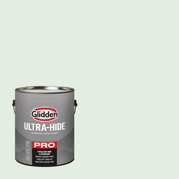 Glidden Ultra-Hide 1 gal. PPG1131-1 Green Whisper Satin Interior Paint (2)