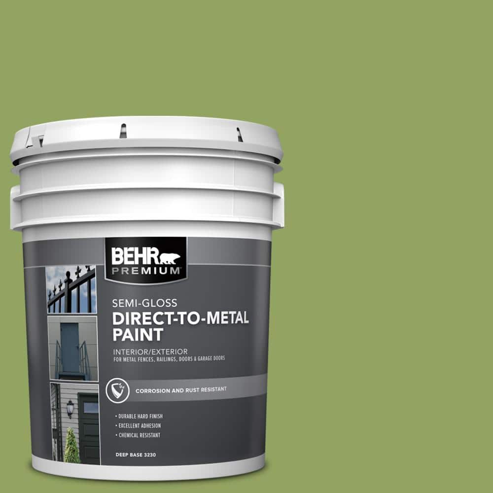 BEHR PREMIUM 5 gal. #PPU10-04 New Bamboo Semi-Gloss Direct to Metal Interior/Exterior Paint (1)
