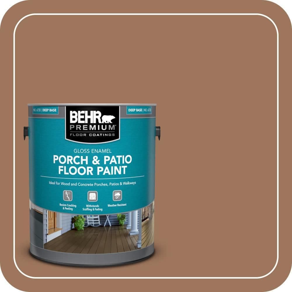 BEHR PREMIUM 1 gal. #SC-152 Red Cedar Gloss Enamel Interior/Exterior Porch and Patio Floor Paint