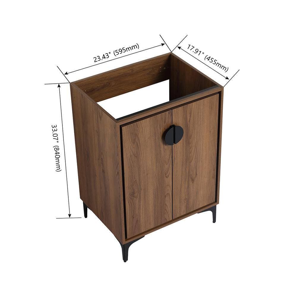 UPIKER Brescia 43 in. W 17.91 in. D 33.07 in. H Freestanding Bath Vanity Cabinet without Top Unassembled (3)