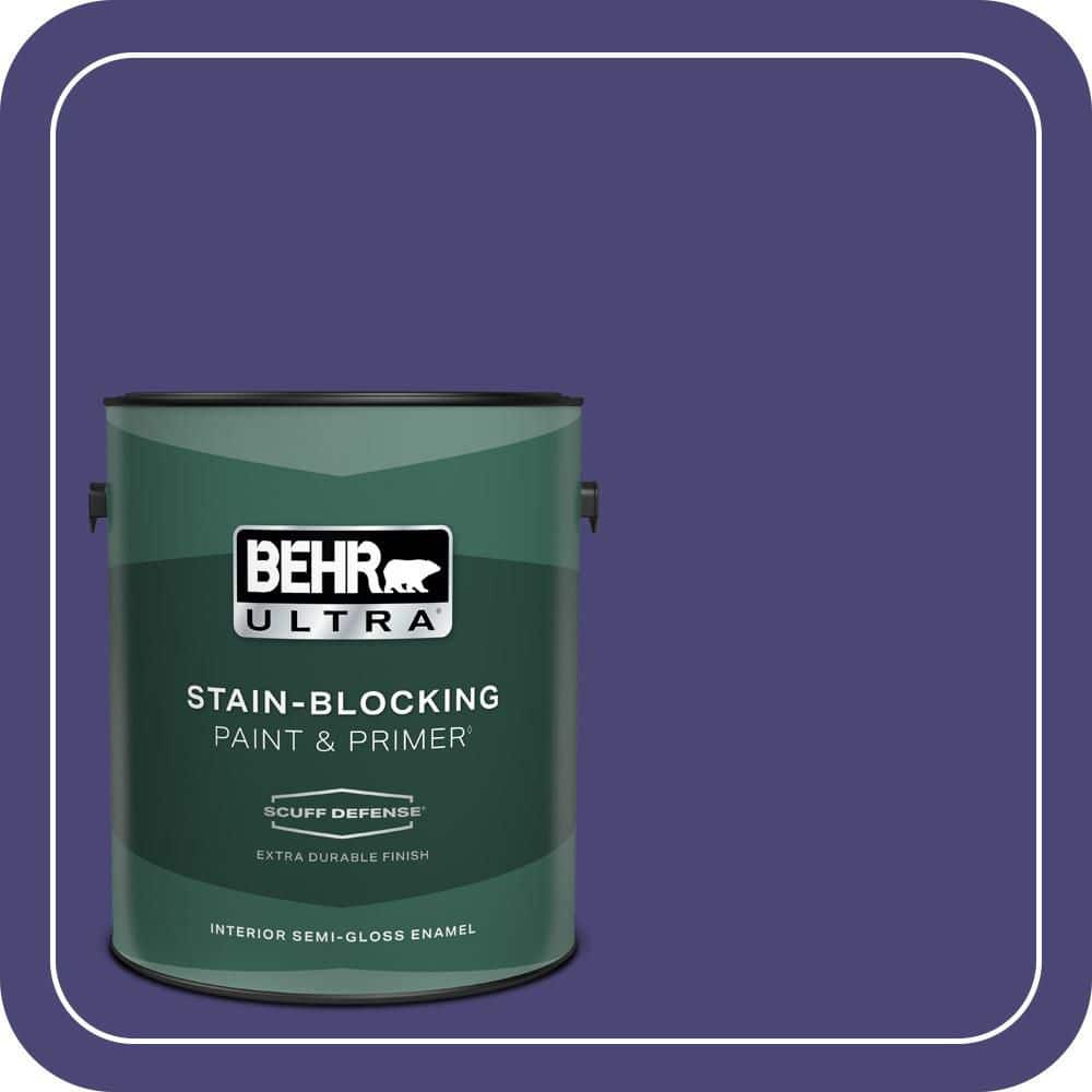 BEHR ULTRA 1 gal. #MQ5-43 Dramatist Extra Durable Semi-Gloss Enamel Interior Paint & Primer