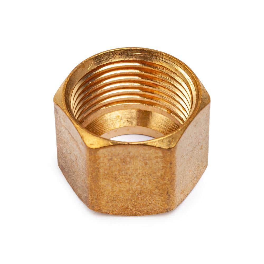 LTWFITTING 1/2 in. Brass Compression Nut Fitting (25-Pack) (3)