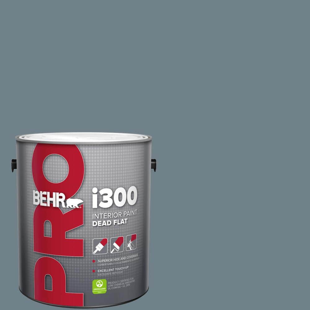 BEHR PRO 1 gal. #PPU13-04 Atlantic Shoreline Dead Flat Interior Paint (1)