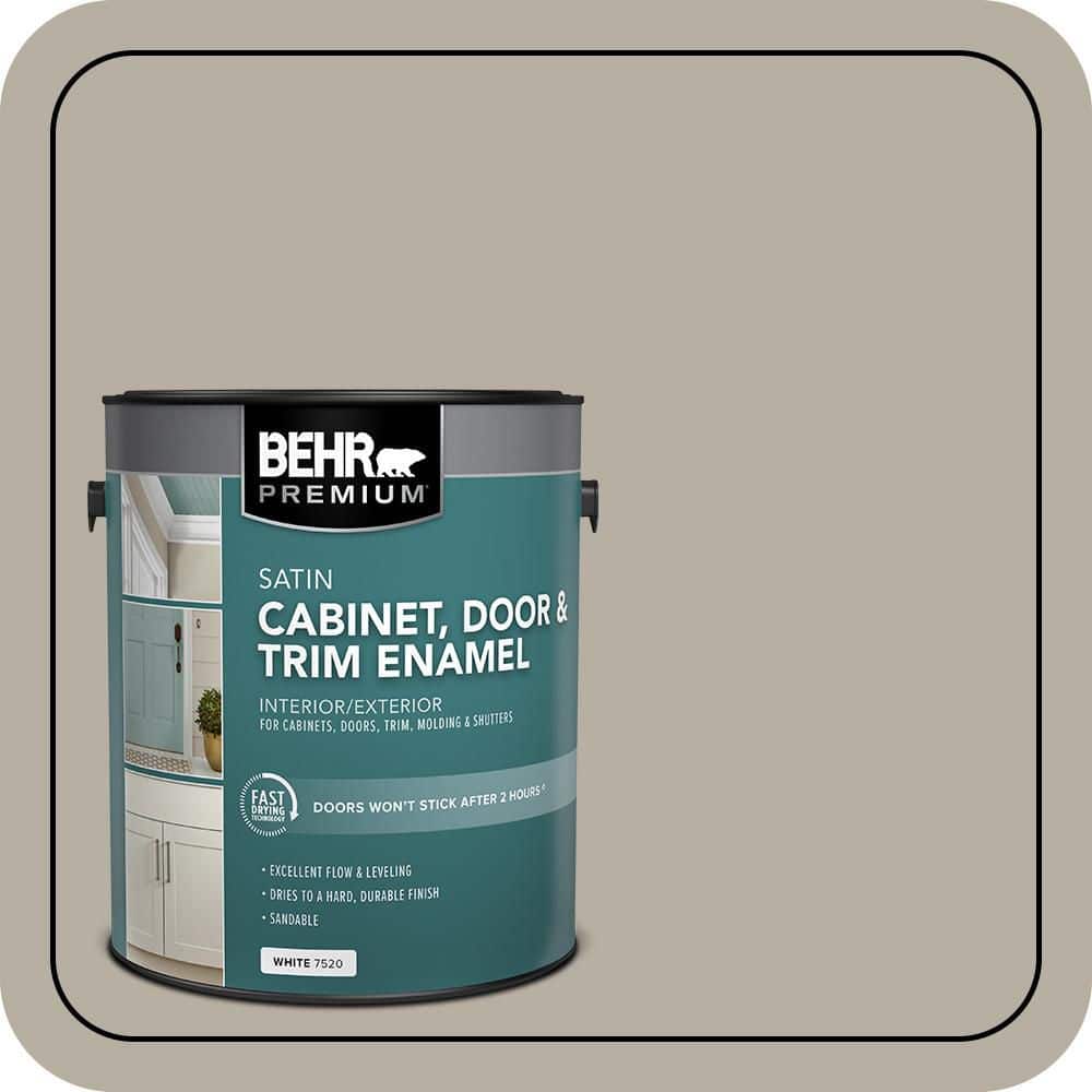 BEHR PREMIUM 1 gal. #N320-4 Camping Tent Satin Enamel Interior/Exterior Cabinet, Door & Trim Paint