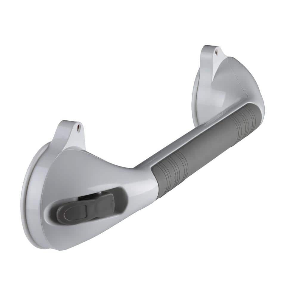 Glacier Bay 16-1/2 in. x 1-1/4 in. Suction Assist Bar with Suction Indicators in White (2)