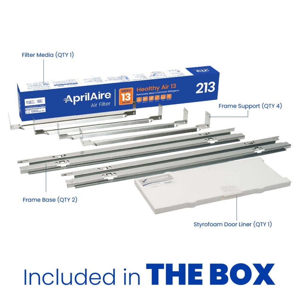 AprilAire 20 in. x 25 in. x 4 in. 1213 Air Cleaner Filter Performance Upgrade Kit for Model 2200 Air Cleaner MERV 13 (3)