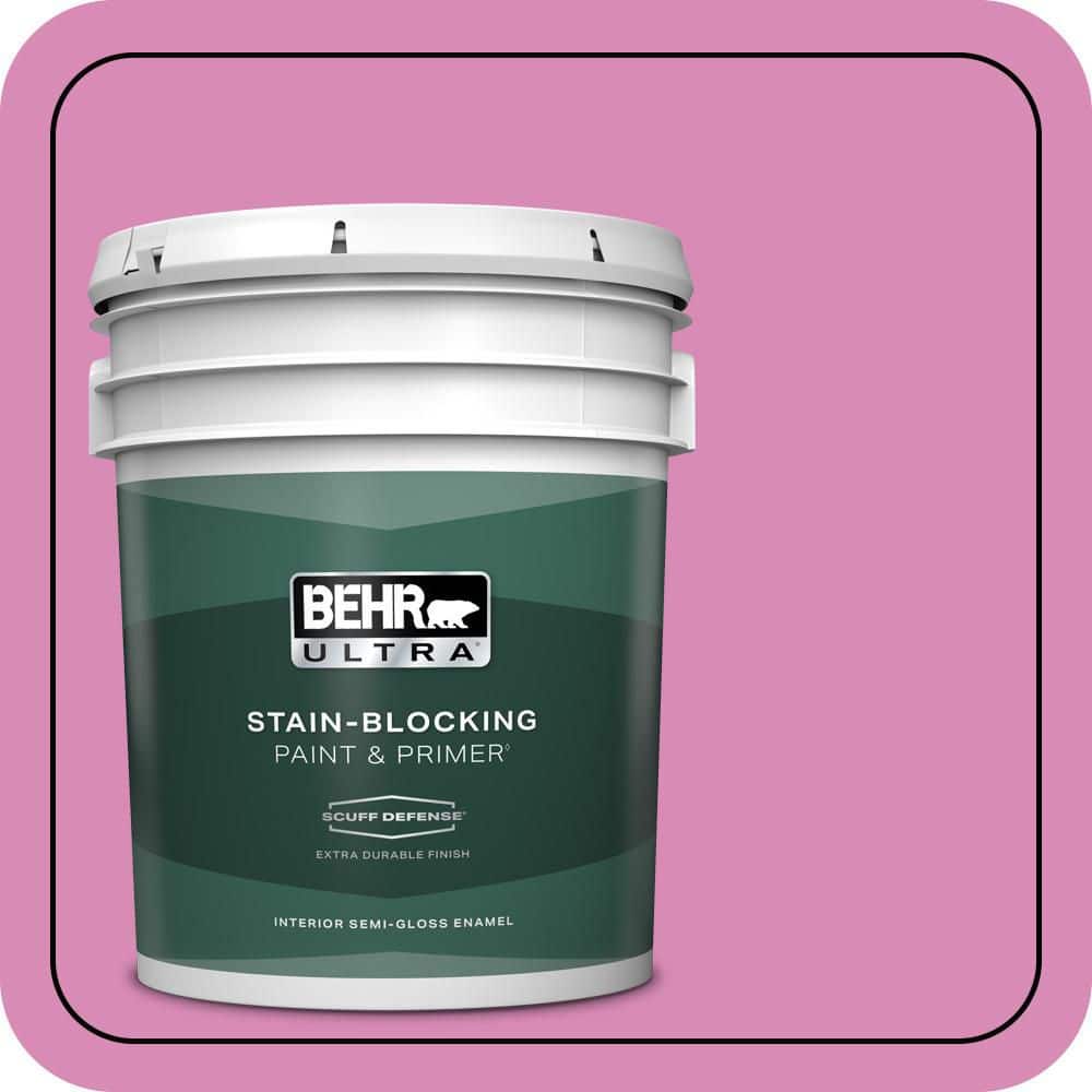 BEHR ULTRA 5 gal. #P120-3 High Maintenance Extra Durable Semi-Gloss Enamel Interior Paint & Primer