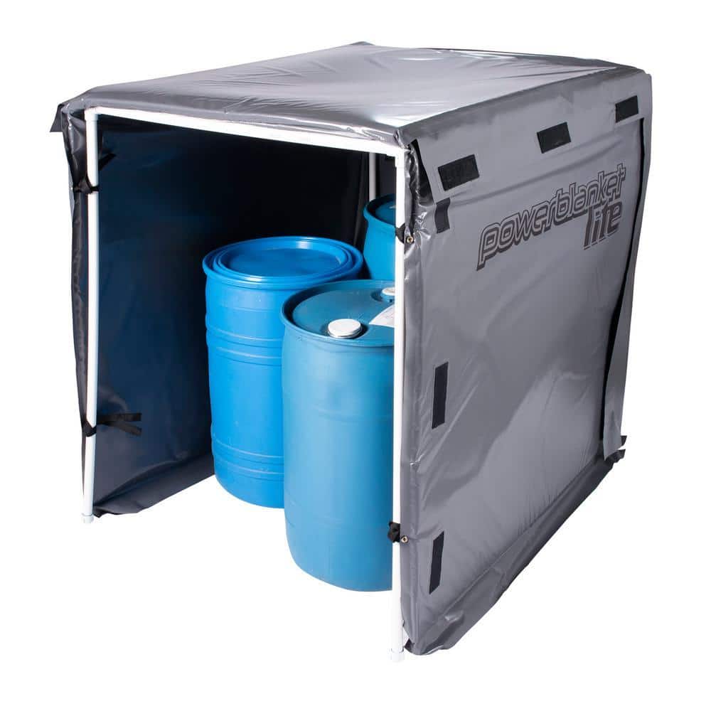 Powerblanket Insulated Bulk Material Warmer, Pallet Heater, Portable Job Site Heater, Fixed Temp 100°F, Heated Area 3' x 4' x 4' (2)