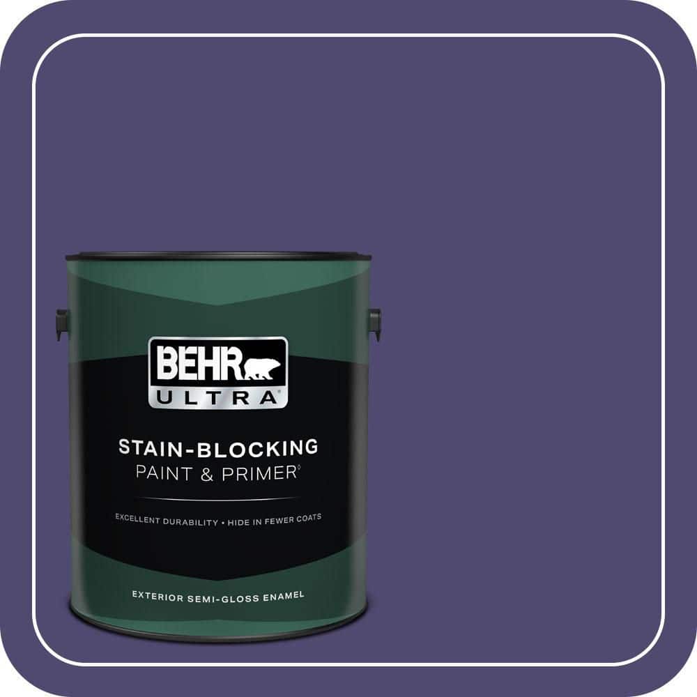 BEHR ULTRA 1 gal. #T11-12 Harajuku Girl Semi-Gloss Enamel Exterior Paint & Primer