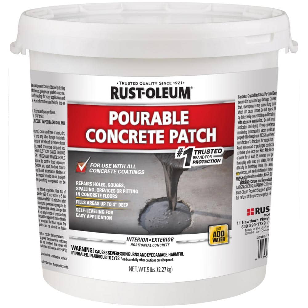 Rust-Oleum 5 lb. Pourable Interior/Exterior Concrete Patch