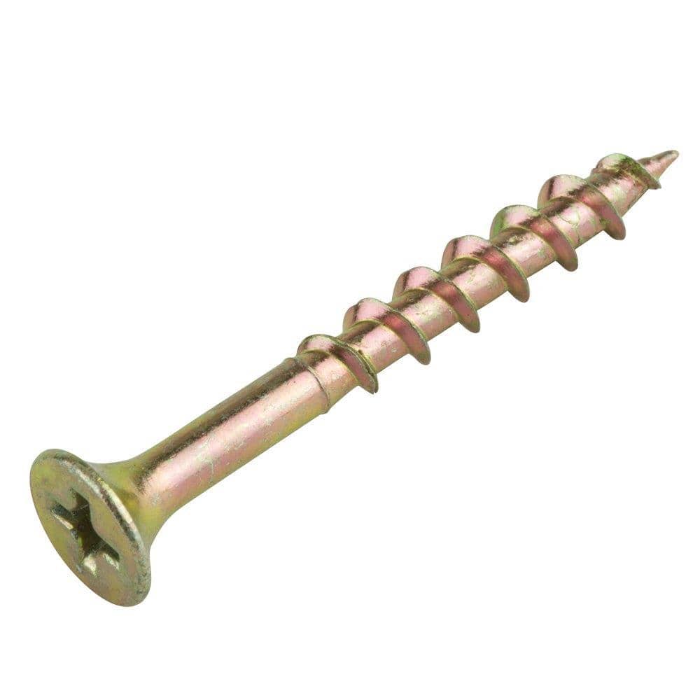 Everbilt #8 Coarse Zinc-Plated Phillips Bugle Head Wood Screws ( per Pack) (2)