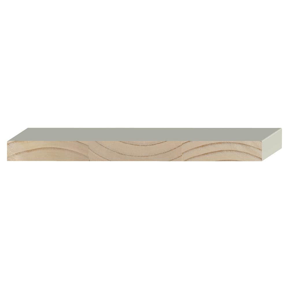 Unbranded 1 in. x 10 in. x 16 ft. S1S2E Pressure-Treated Primed Pine Lumber Board