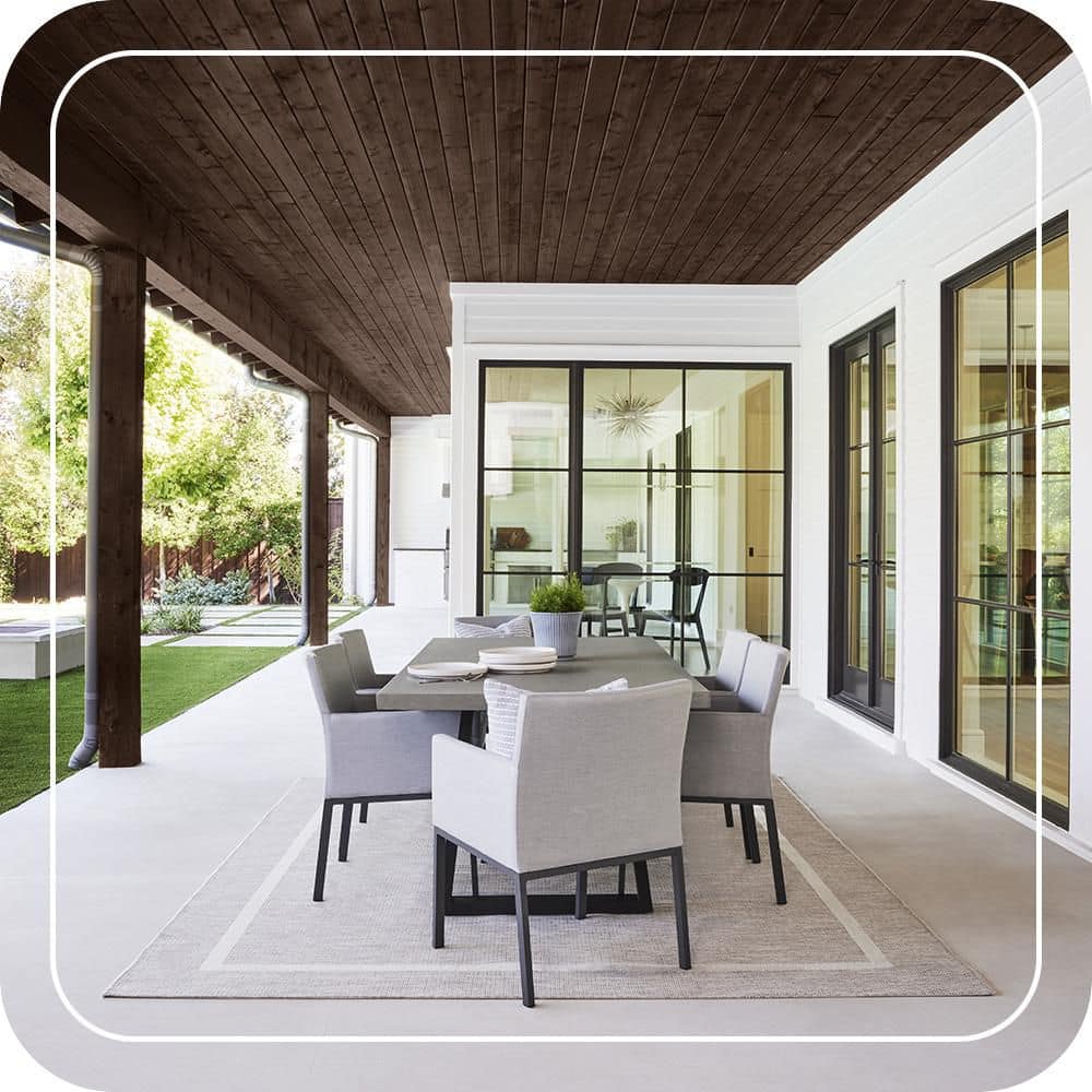 BEHR PREMIUM 1 gal. #ST-201 English Brown Semi-Transparent Waterproofing Exterior Wood Stain and Sealer (3)