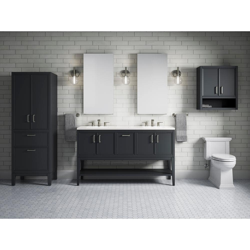 KOHLER Winnow 24 in. W Linen Cabinet in Slate Grey (2)