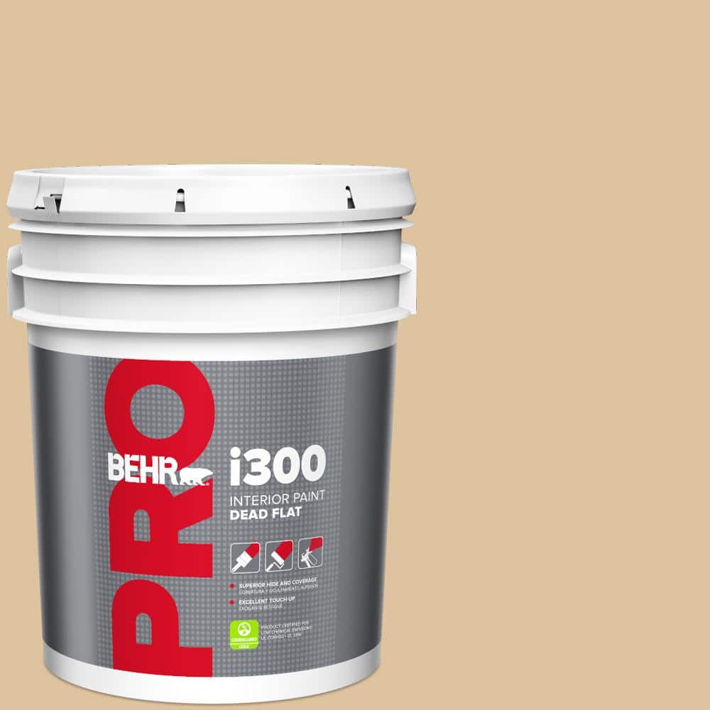 BEHR PRO 5 gal. #ECC-13-1 Canoe Dead Flat Interior Paint