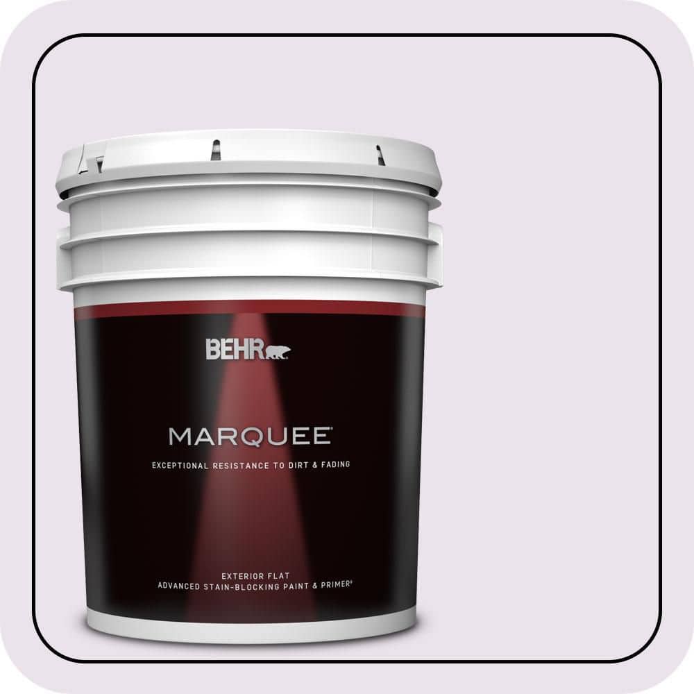BEHR MARQUEE 5 gal. #660A-1 Muted Melody Flat Exterior Paint & Primer