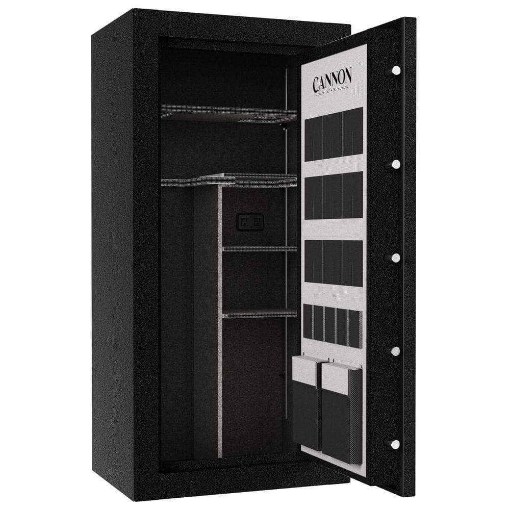 CANNON PRO SHIELD, 37-GUN, 30 MIN FIRE RESISTANT, ELECTRONIC LOCK WITH BACK UP KEY, ARMORGUARD BLACK (2)