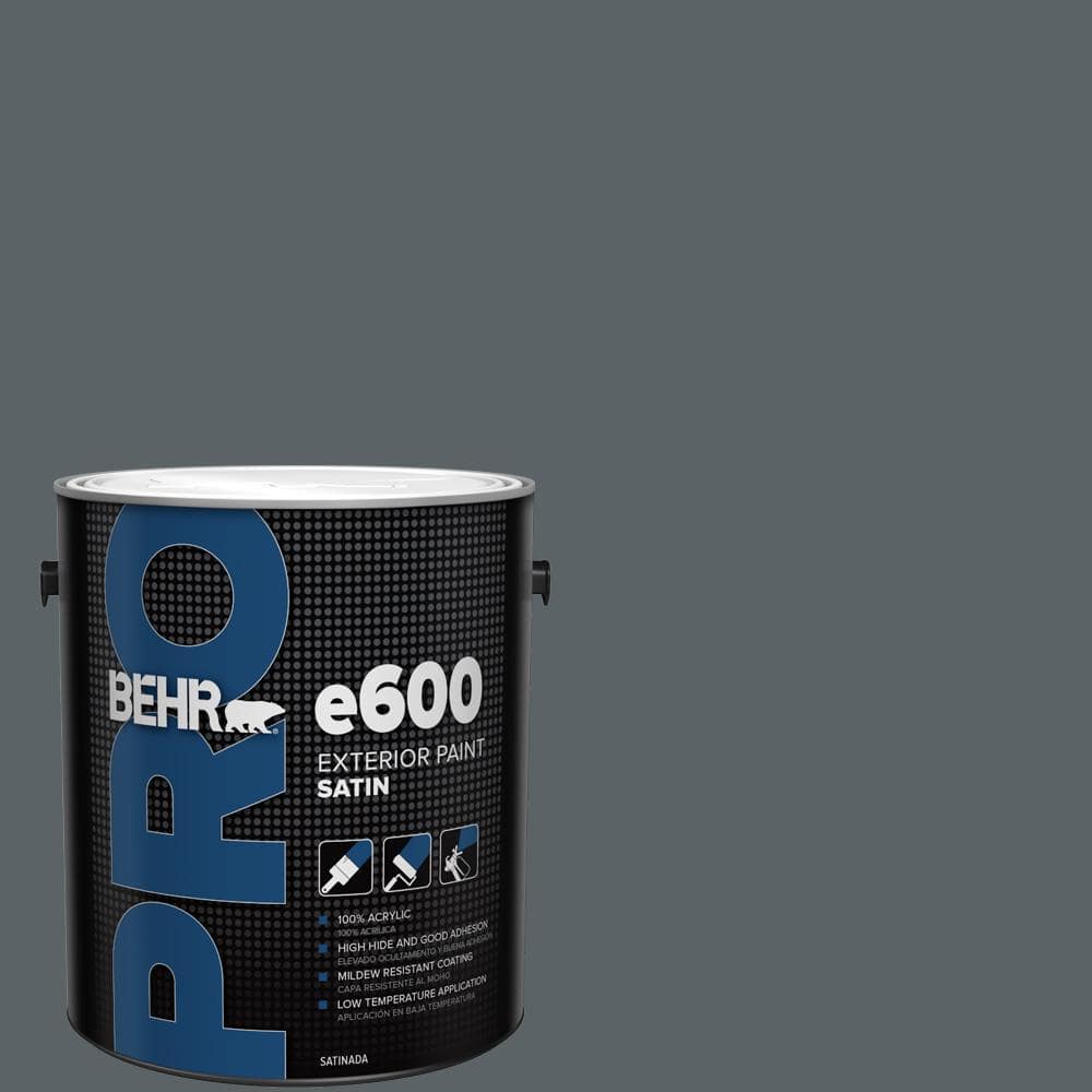 BEHR PRO 1 gal. #HDC-AC-25 Blue Metal Satin Exterior Paint (1)