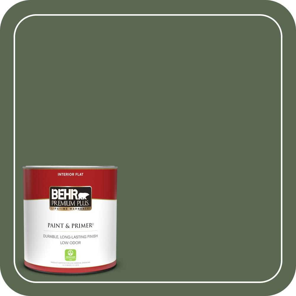 BEHR PREMIUM PLUS #S390-7 Trailing Vine Enamel Low Odor & Primer (1)
