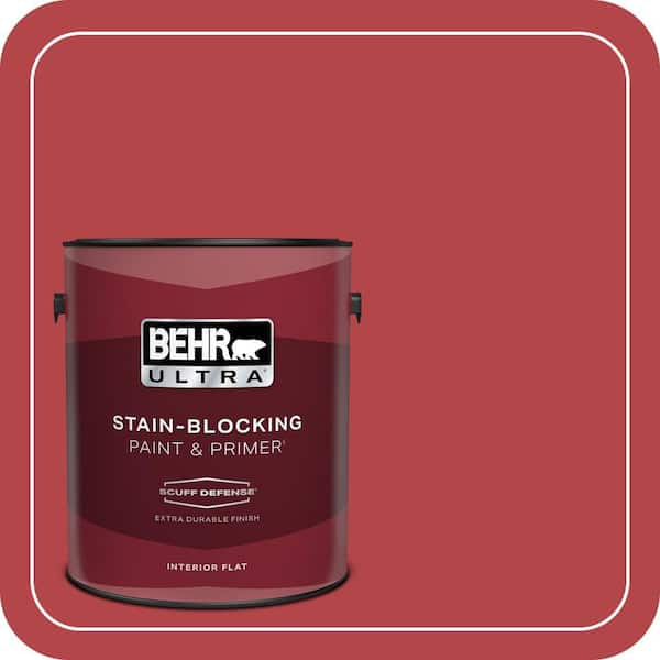 BEHR PREMIUM PLUS #HDC-SM14-10 Intrigue Red Interior/Exterior Paint & Primer Color Sample (3)