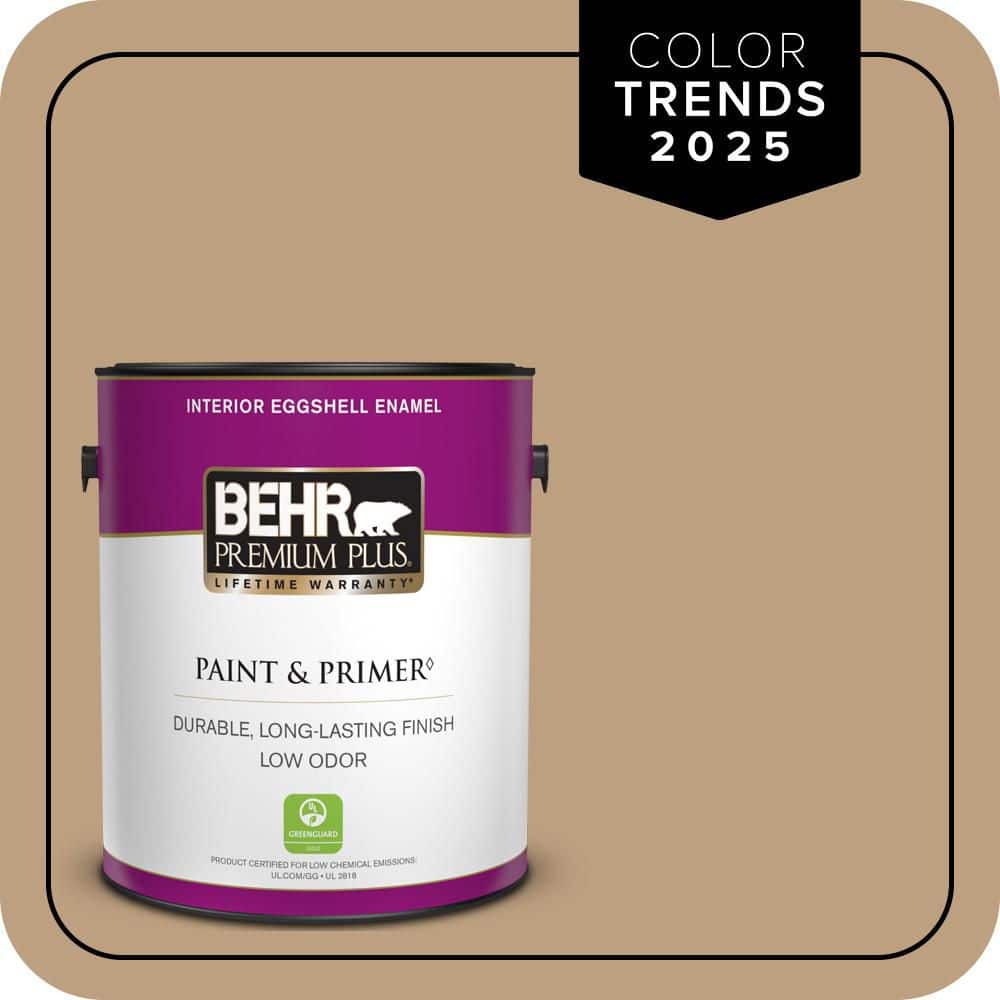 BEHR PREMIUM PLUS 1 gal. #N270-4 Oxford Street Eggshell Enamel Low Odor Interior Paint & Primer