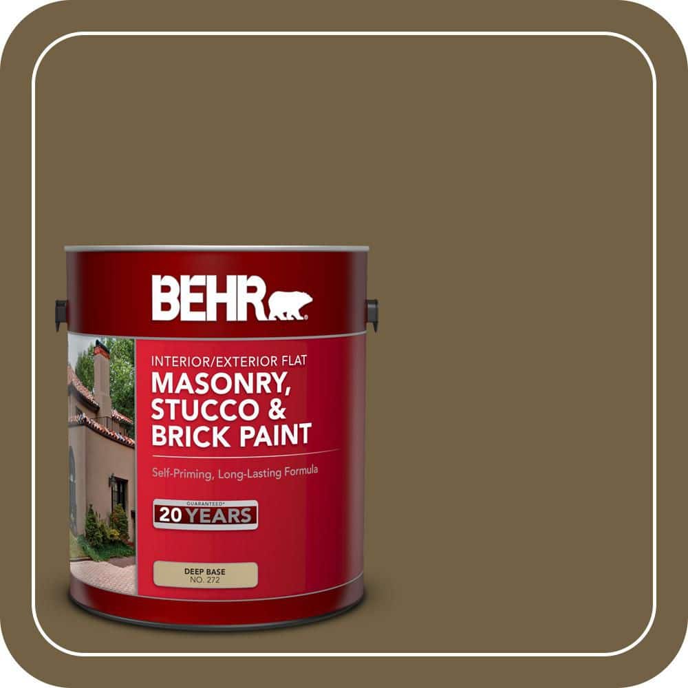 BEHR 1 gal. #PPU7-02 Tree Swing Flat Interior/Exterior Masonry, Stucco and Brick Paint (1)