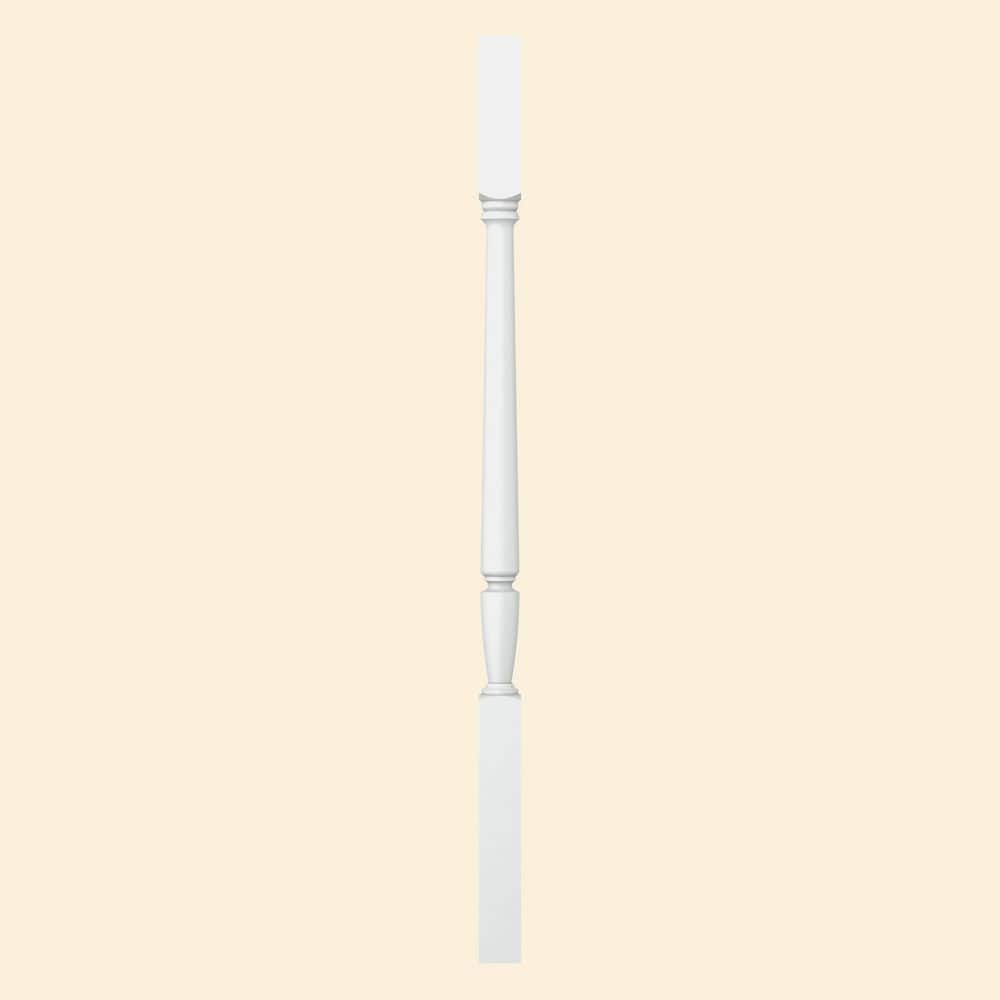 L. J. SMITH STAIR SYSTEMS 1.75 in. D x 1.75 in. W x 38 in. L Primed Gloss Poplar Wood Baluster (1)