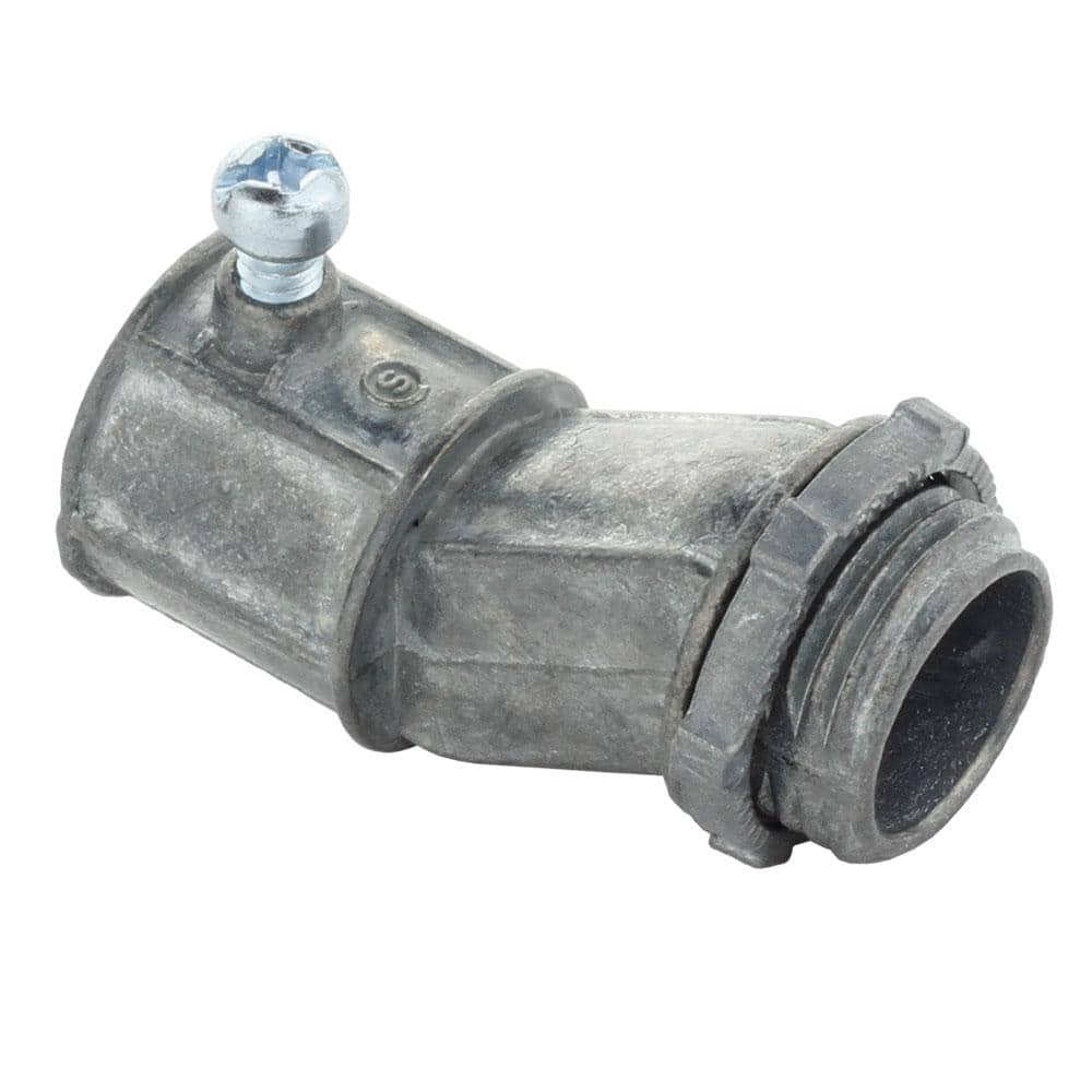Commercial Electric 1/2 in. Electrical Metallic Tubing (EMT) Offset Set-Screw Connector (1)