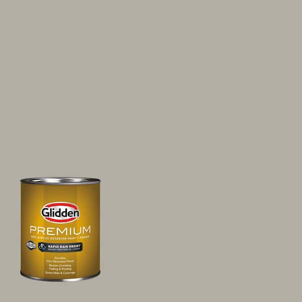 Glidden Premium 1 qt. PPG0999-3 Boulder Creek Satin Exterior Latex Paint (2)