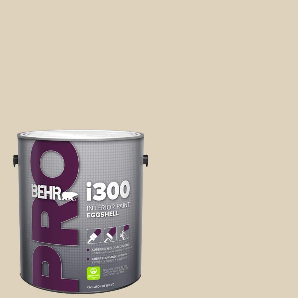 BEHR PRO 1 gal. #BWC-26 Stucco Tan Eggshell Interior Paint
